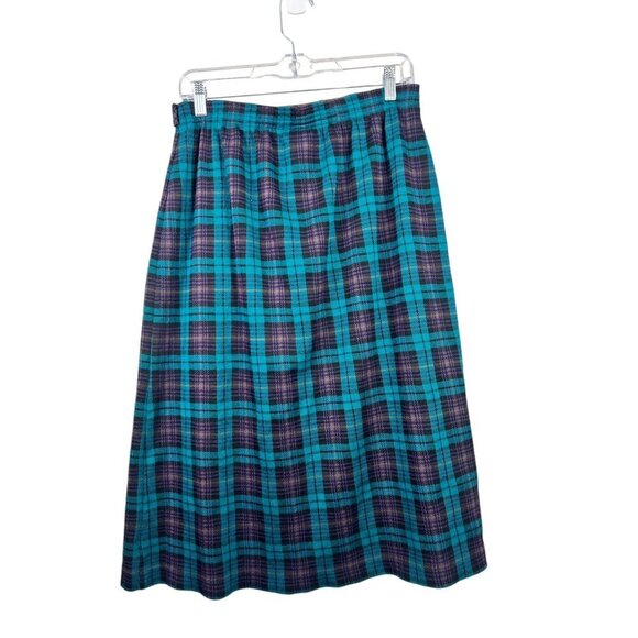 Cape Cod Sportswear Women's Long Plaid Skirt - Picture 2 of 7